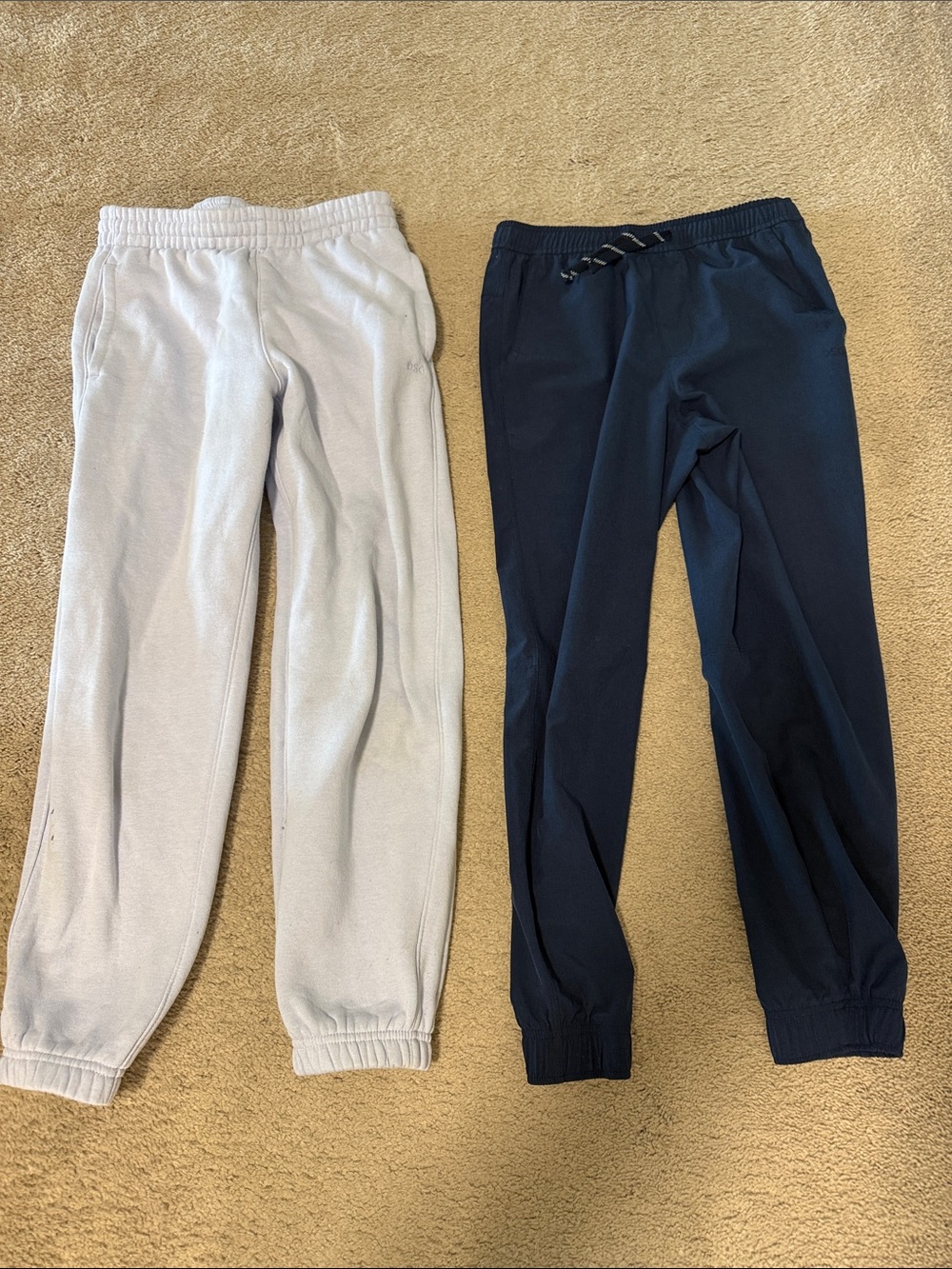 DSG Kids Sweatpants Joggers - White & Navy